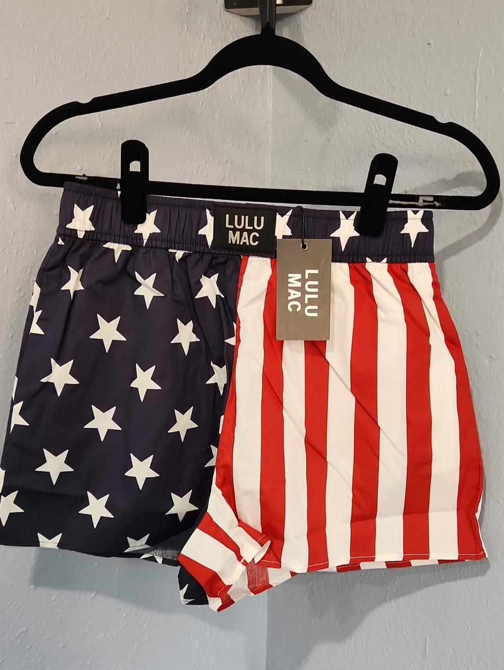 Lulu Mac American Flag Shorts - Red, White & Blue